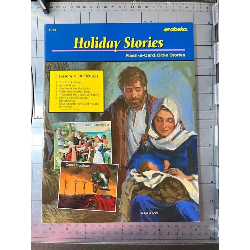 Abeka Holiday Stories Flash-a-Card Bible Stories – Preschool–K4